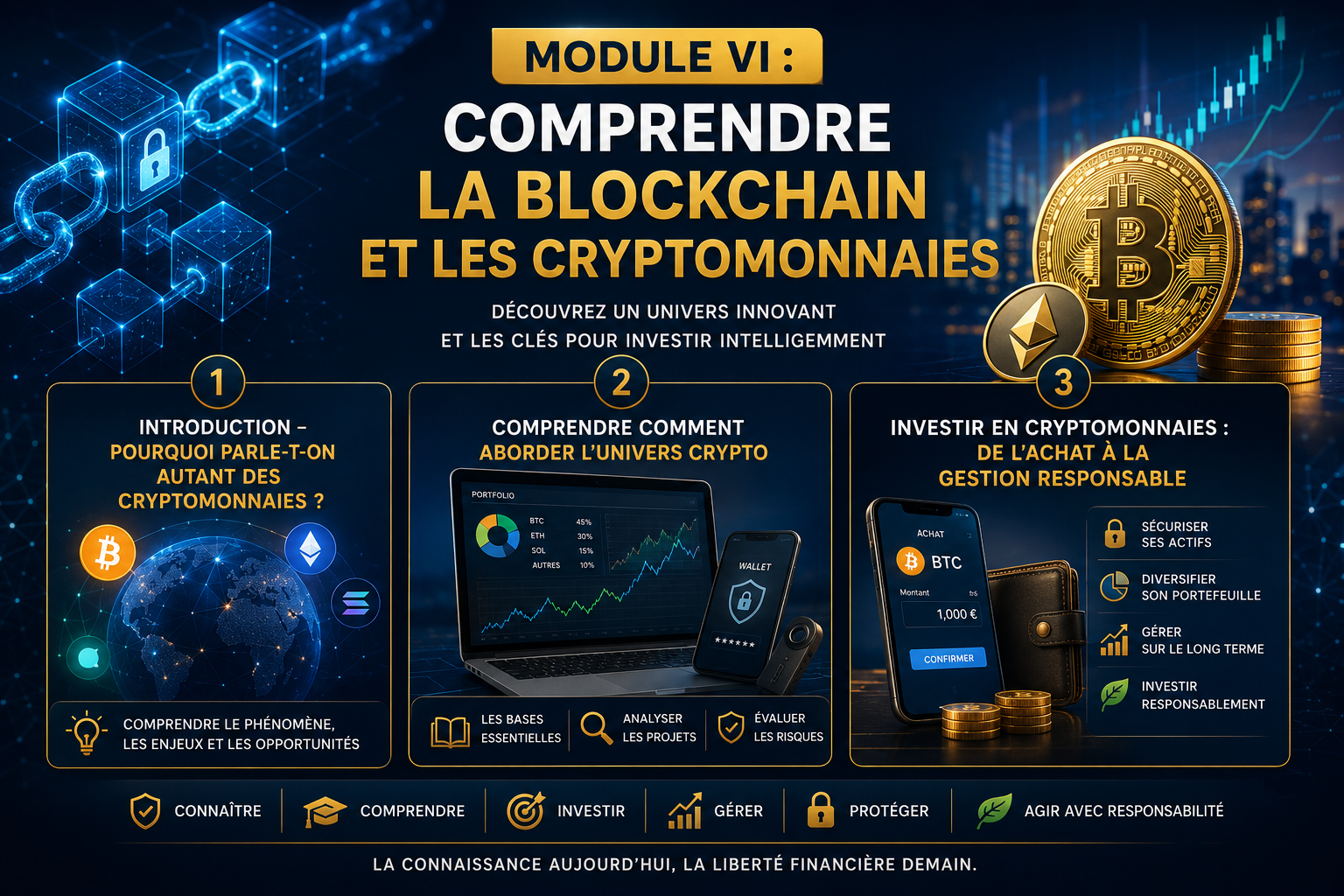 I – Module 6 : Comprendre la blockchain et les cryptomonnaies