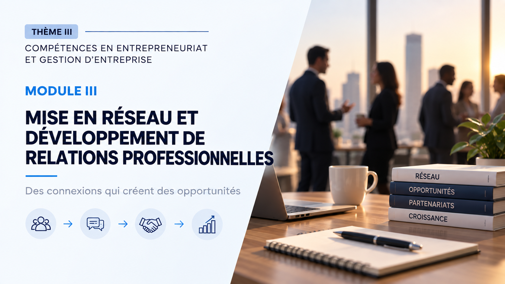 E&G – Module 3 : Mise en réseau et relations professionnelles