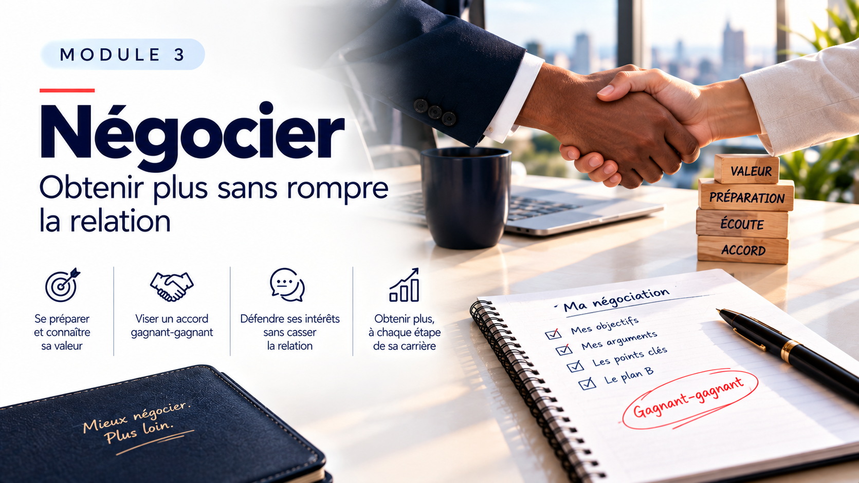 GDC – Module 3 : Négocier — obtenir plus sans rompre la relation